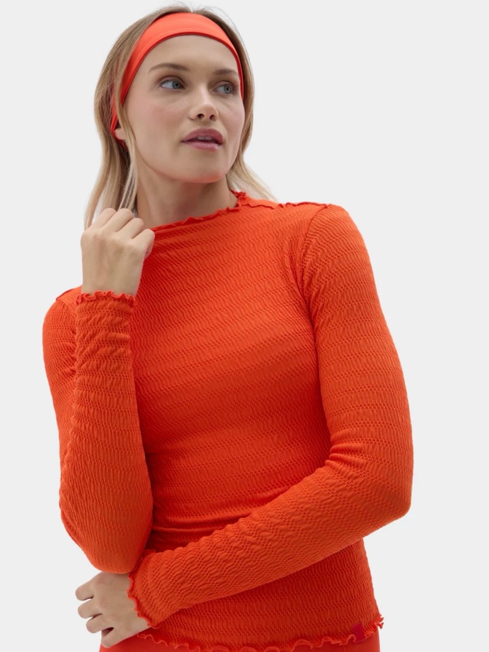 Halfdays Ynes Long Sleeve Top in Spritz